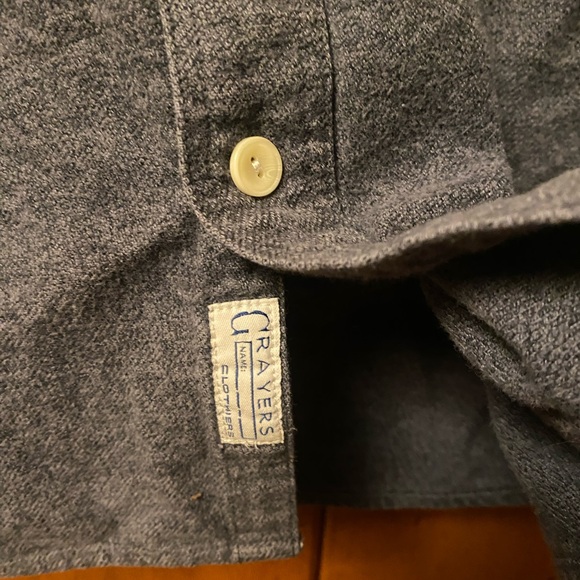 Grey Flannel button down - Picture 3 of 4